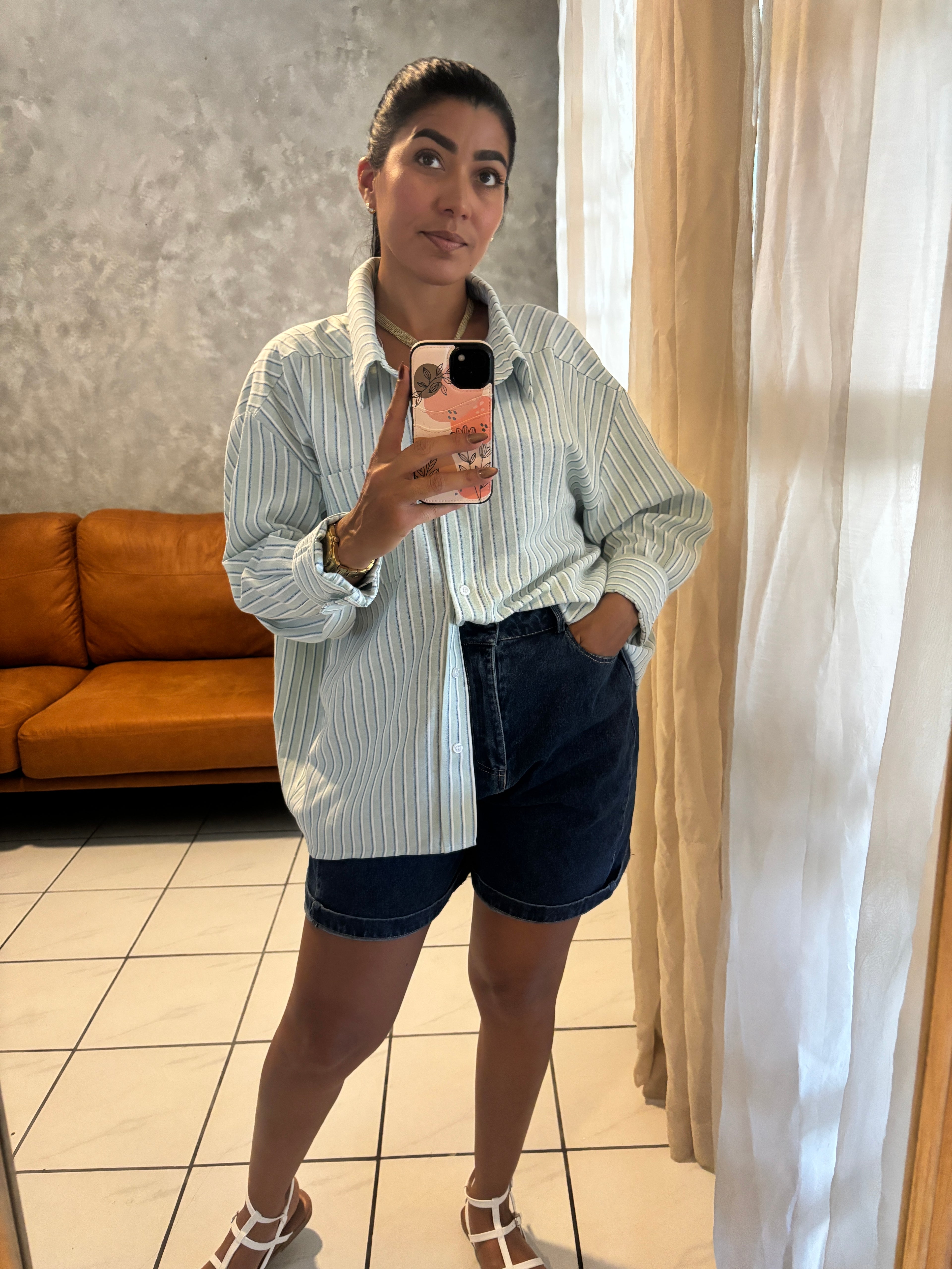 STRIPE OVERSIZED SHIRT