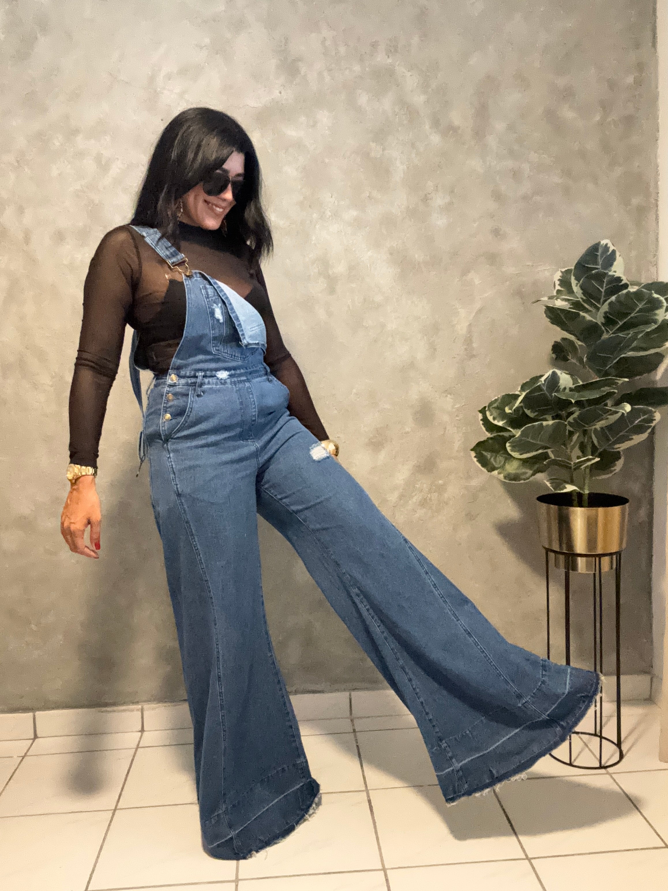DENIM OVERALL
